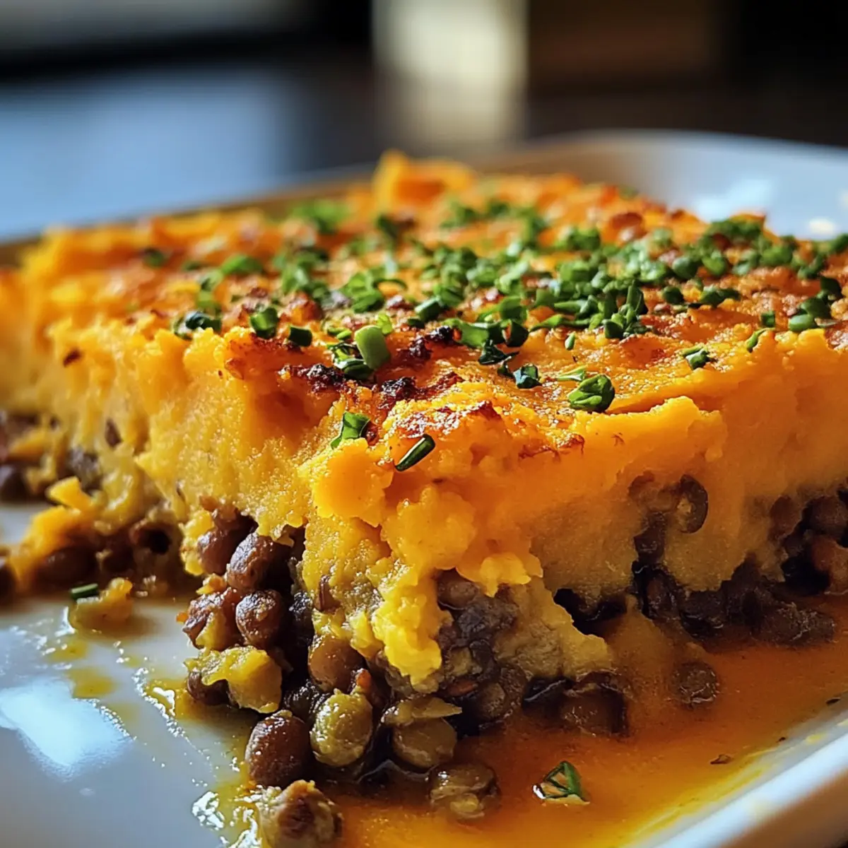 Süßkartoffel- und Linseneintopf für gemütliche Abende