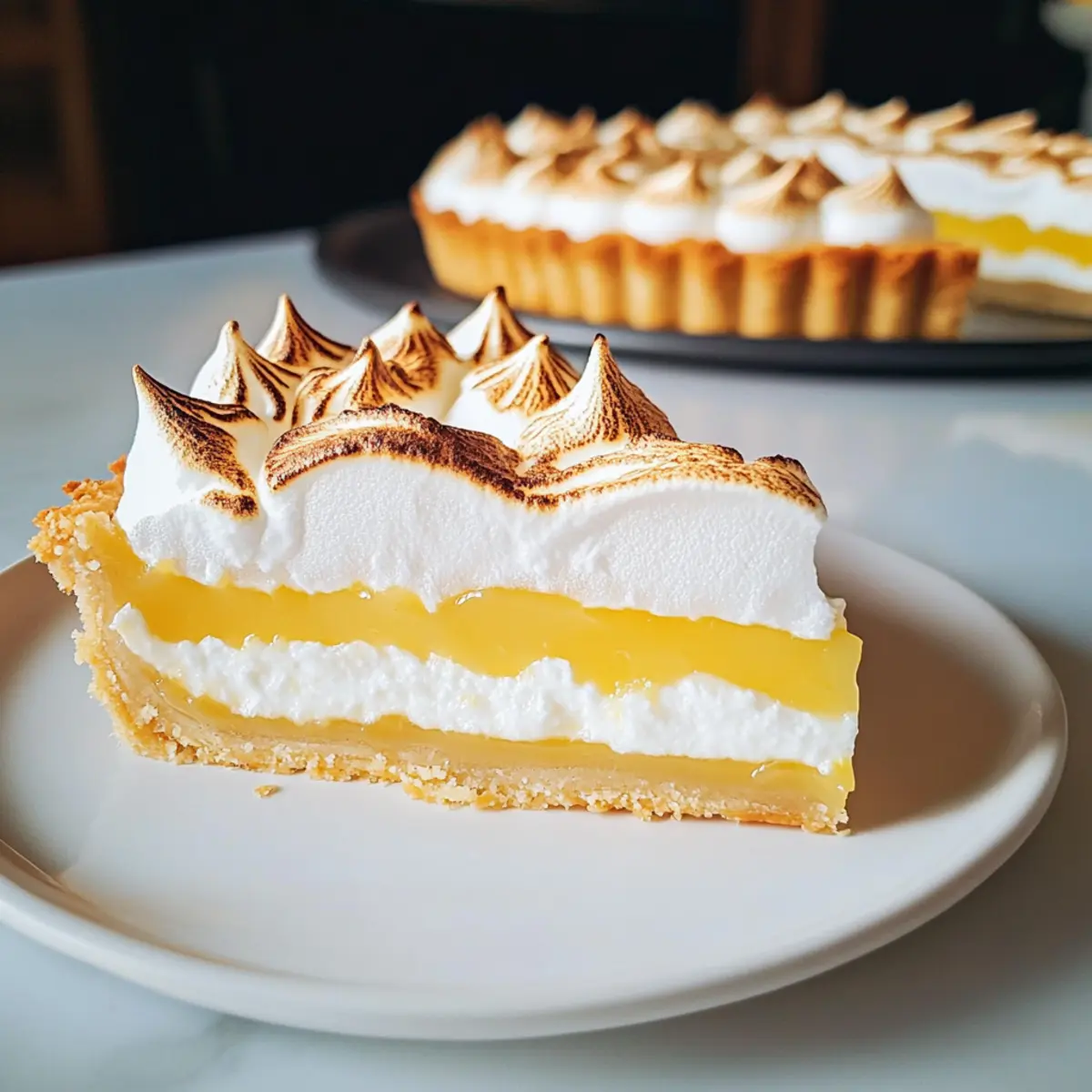 Zitronentorte mit Baiser: Himmlisch und einfach