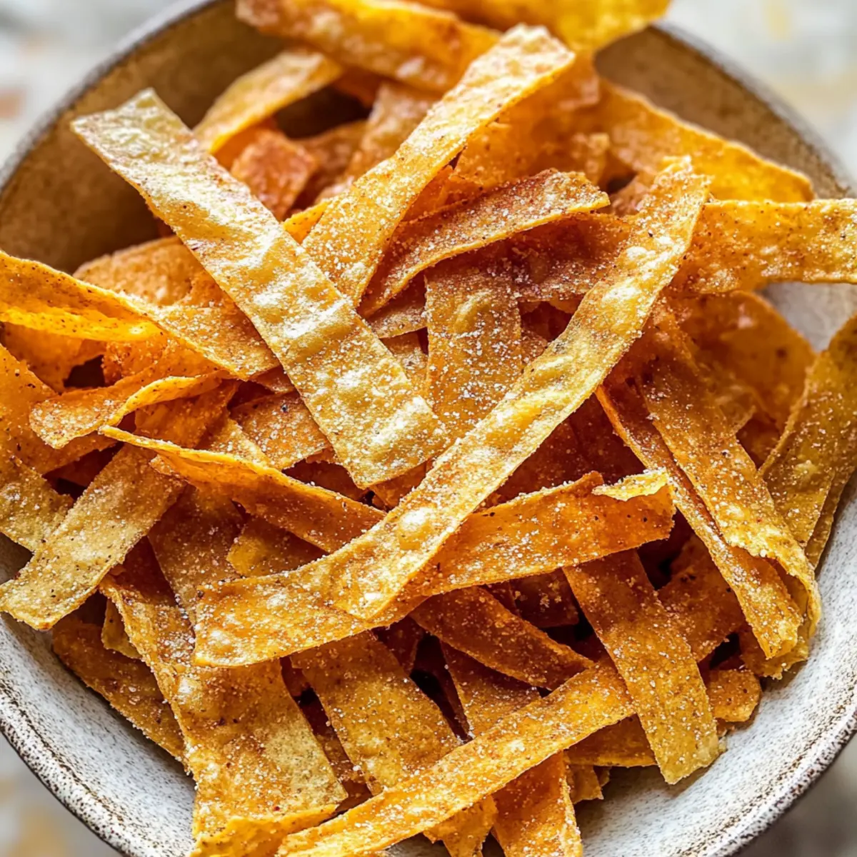 Krosse Tortilla-Streifen in 3 einfachen Schritten