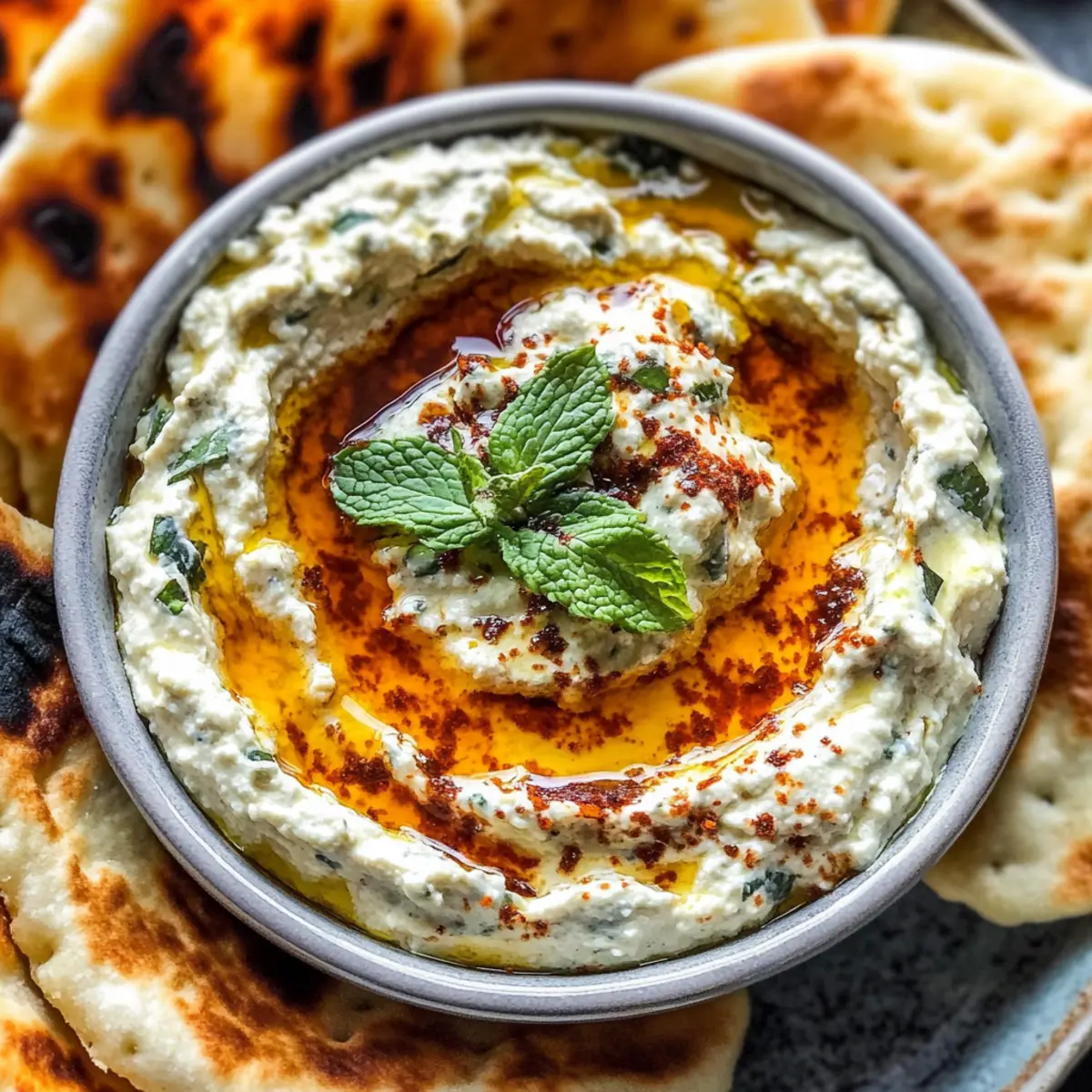 Aufgeschlagener Paneer-Dip mit scharfen Honig genießen