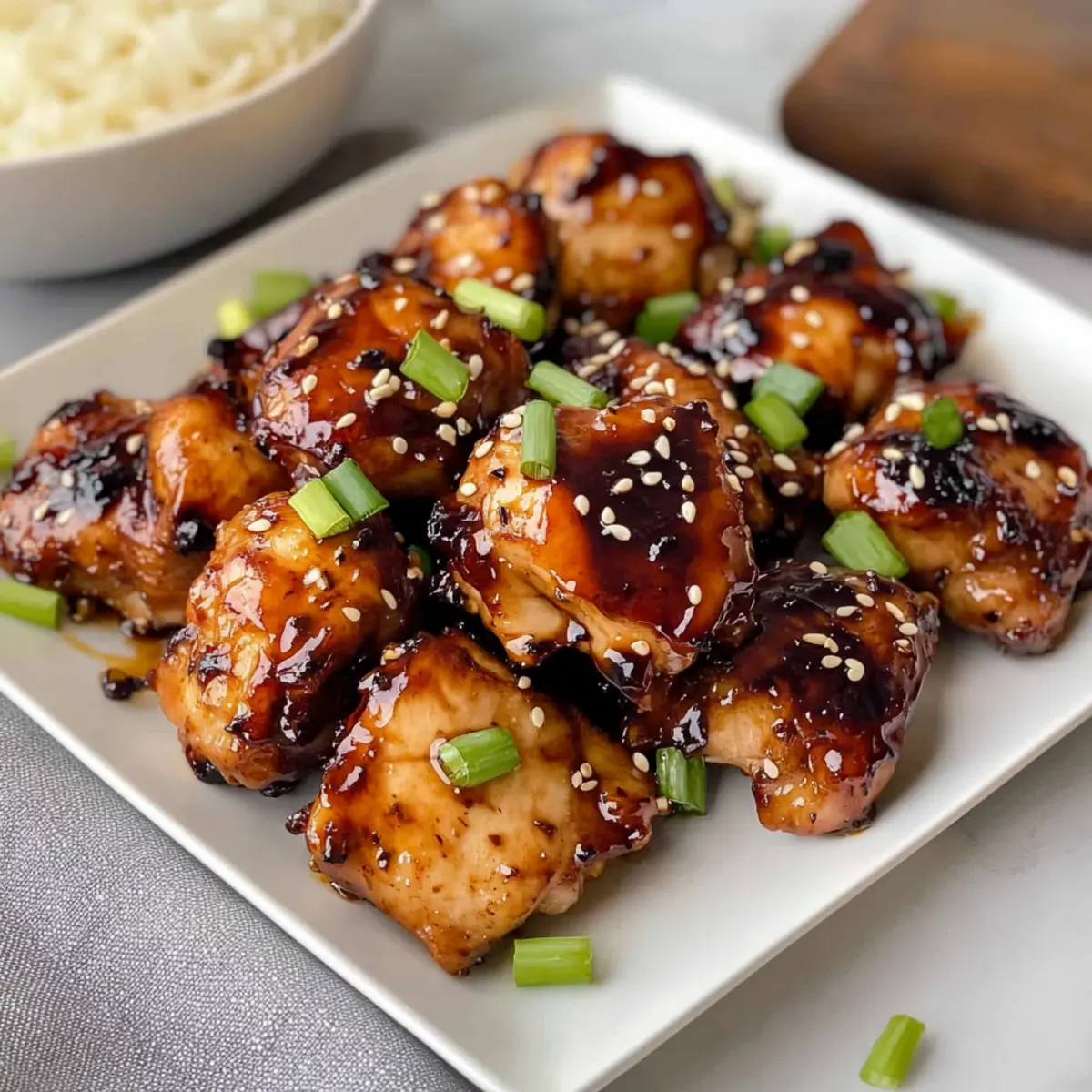 Luftfritteuse Teriyaki Hähnchen leicht gemacht