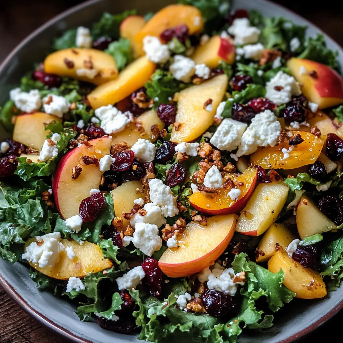 Herbsternte Honigcrispaapple und Feta-Salat genießen