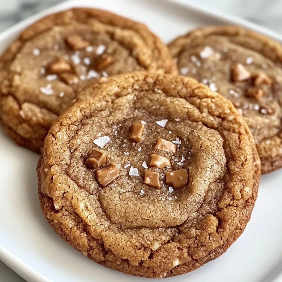 Braune Butter Kaffee Toffee Kekse für Kaffeeliebhaber