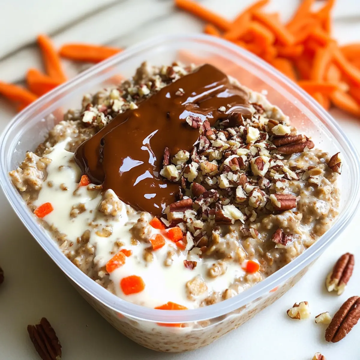 Karottenkuchen Übernacht Haferflocken Rezept