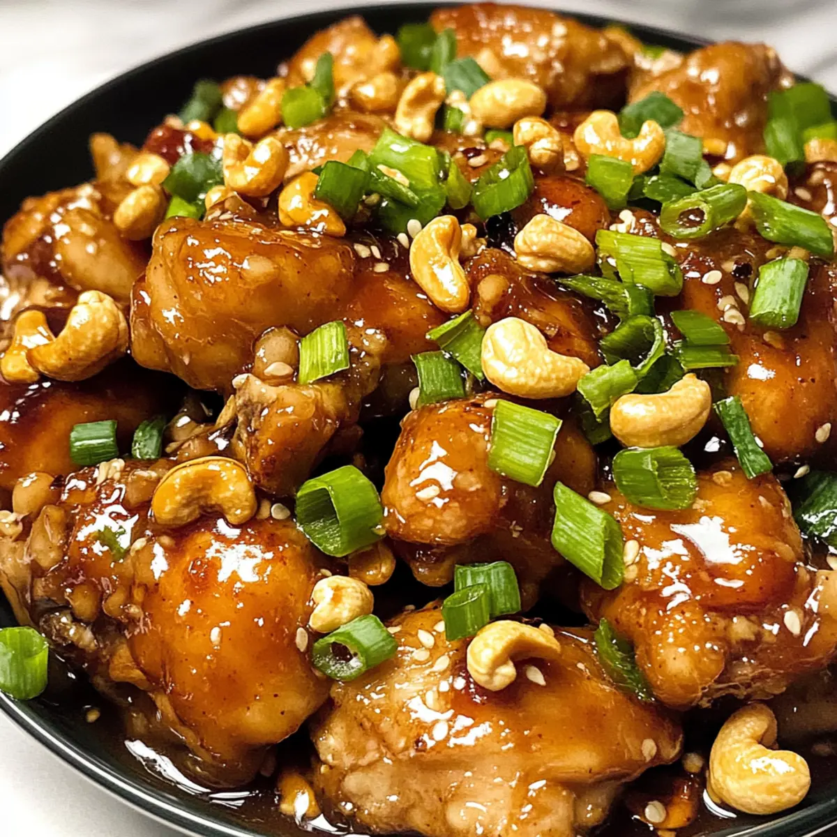 Köstliches Cashew-Hühnchen für schnelle Abende