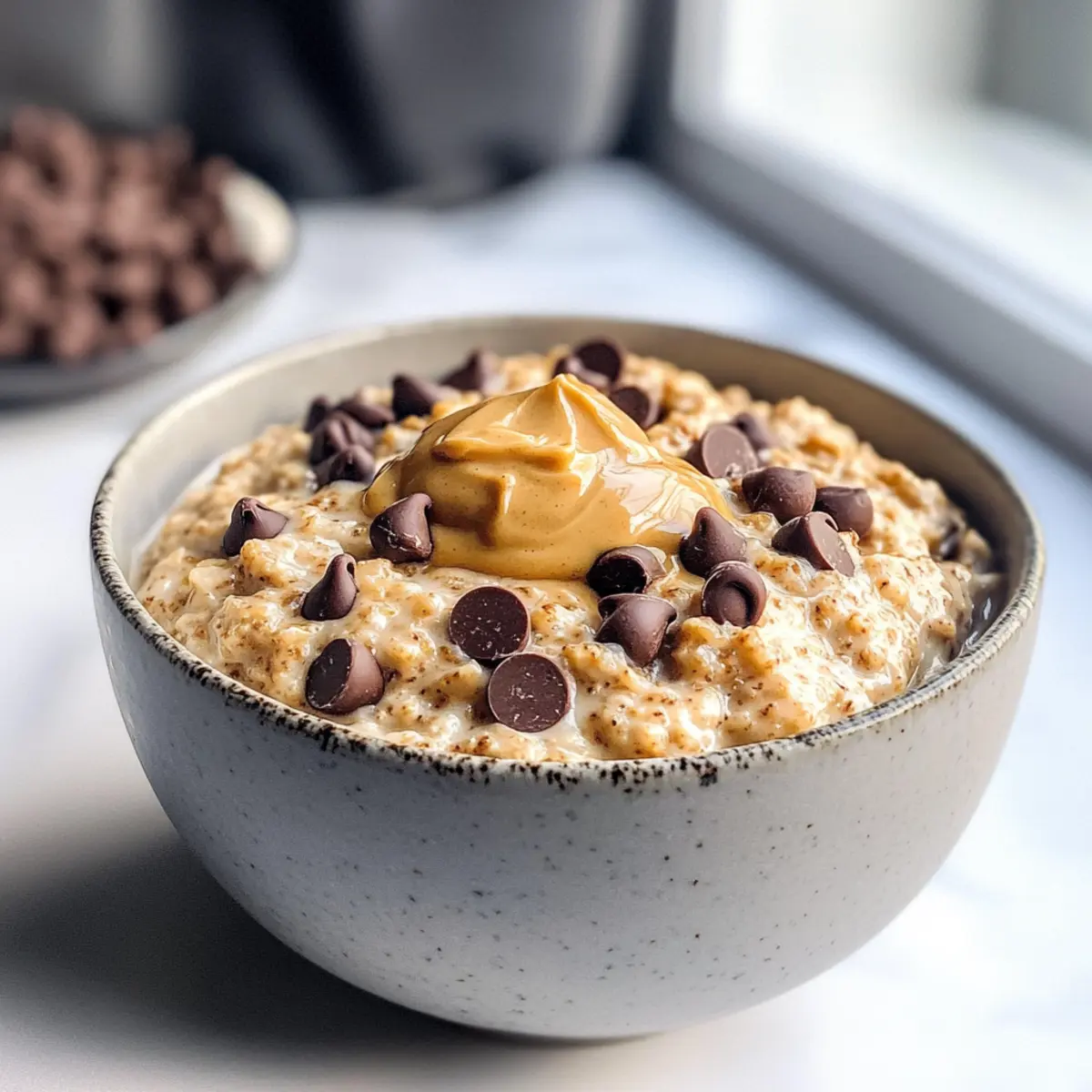 Keksteig Übernacht Haferflocken für gesunde Morgen