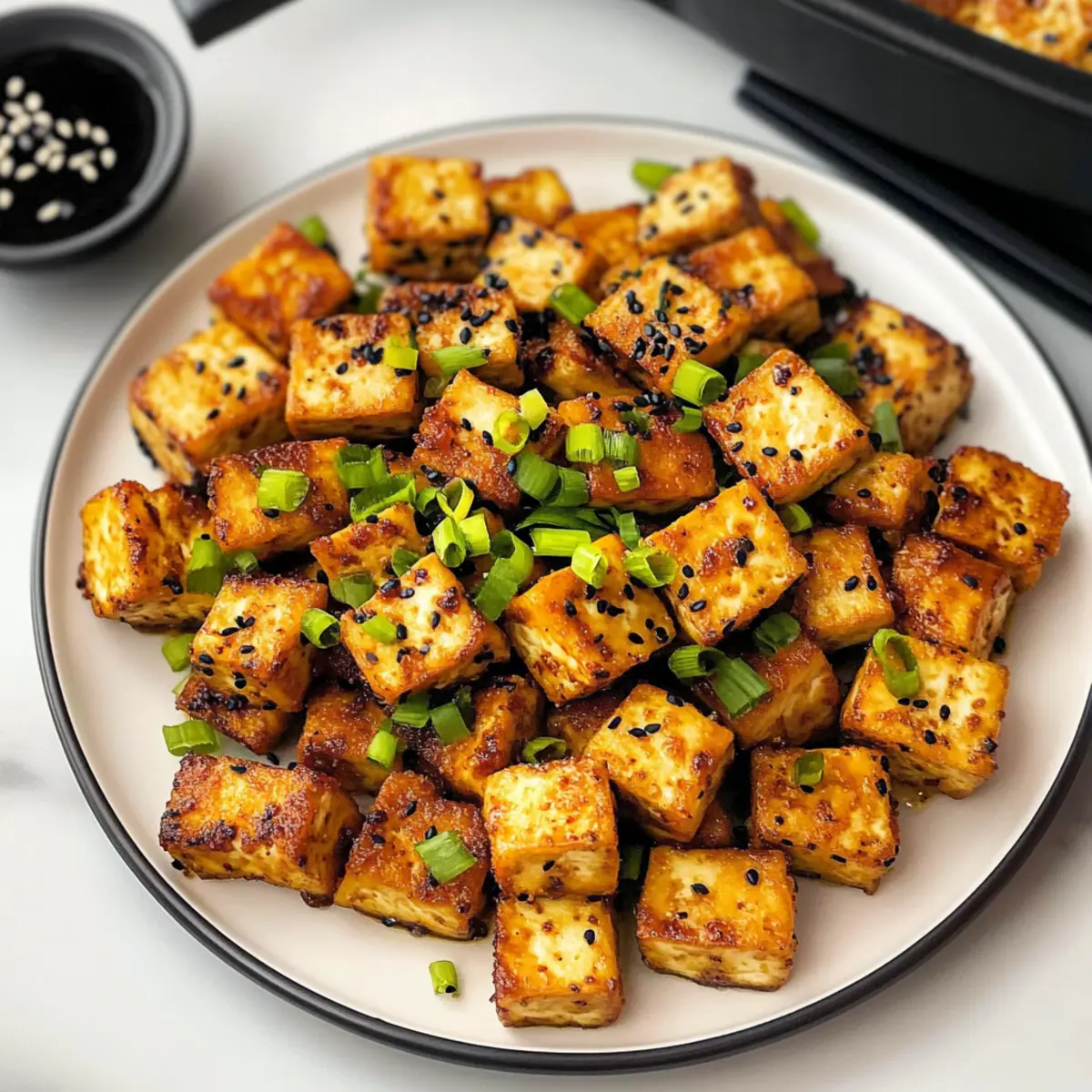 Knusprig gebratener Tofu für jeden Anlass
