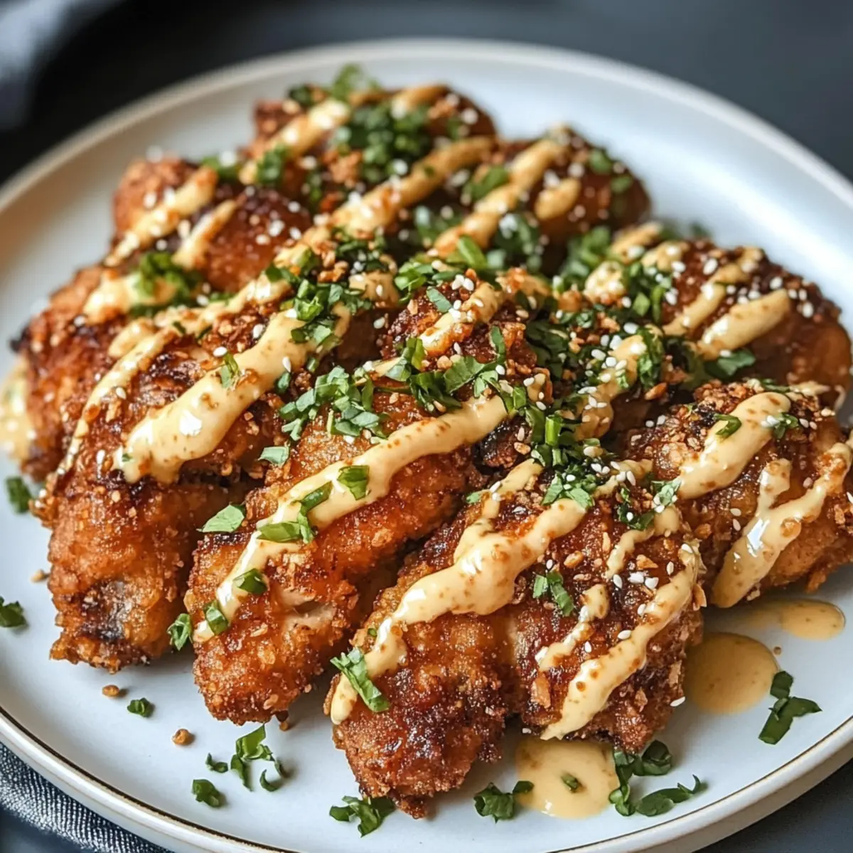 Knuspriges Hawaiianisches Mochiko-Hühnchen für Feste