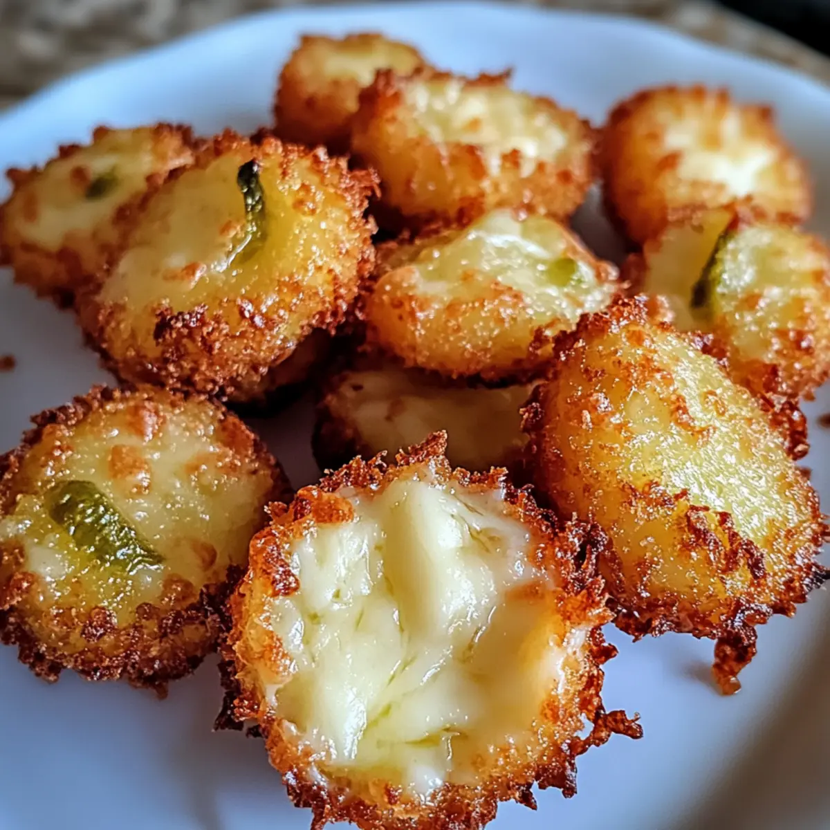 Knusprige Gurkenkäsehäppchen für den perfekten Snack