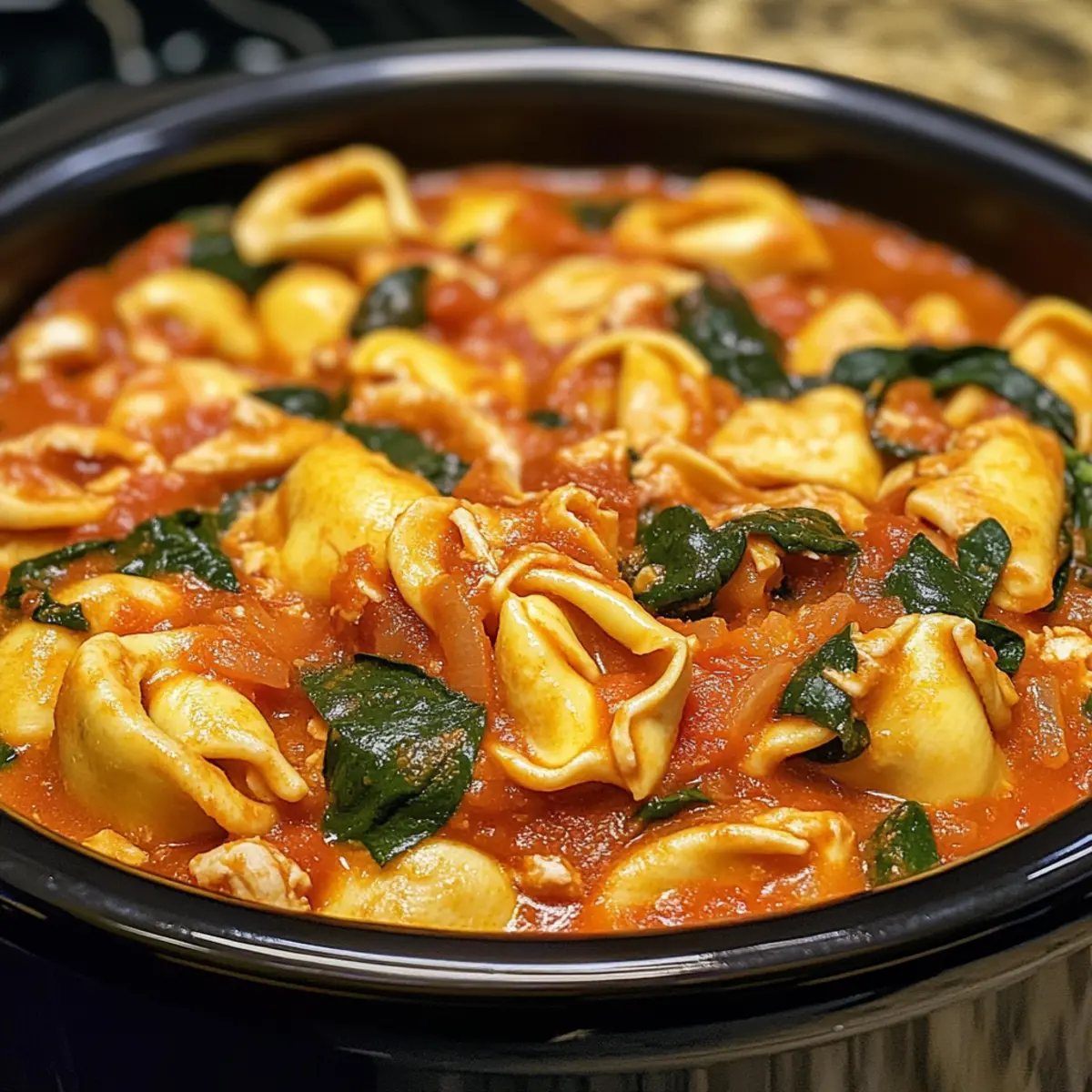 CrockPot Hähnchen Tortellini für gemütliche Abende