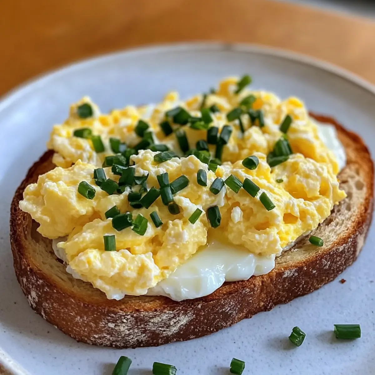 Eier und Ricotta-Toast für einen perfekten Start