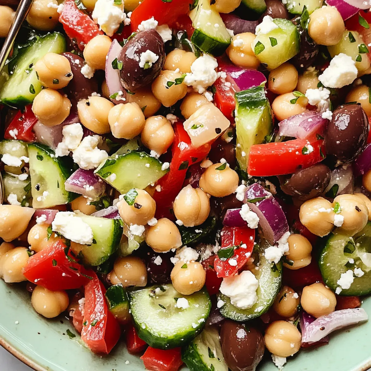 Mittelmeer Kichererbsensalat für den perfekten Genuss