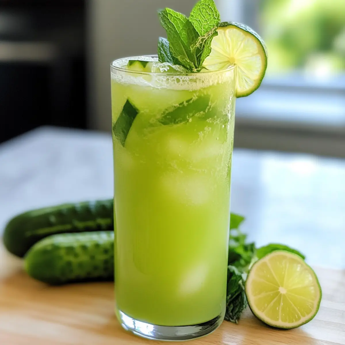 Erfrischendes Ananas Gurke Agua Fresca Rezept