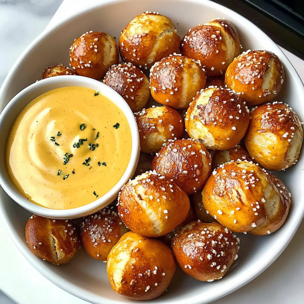 Zuhaus: Fluffige Brezelstücke selbstgemacht