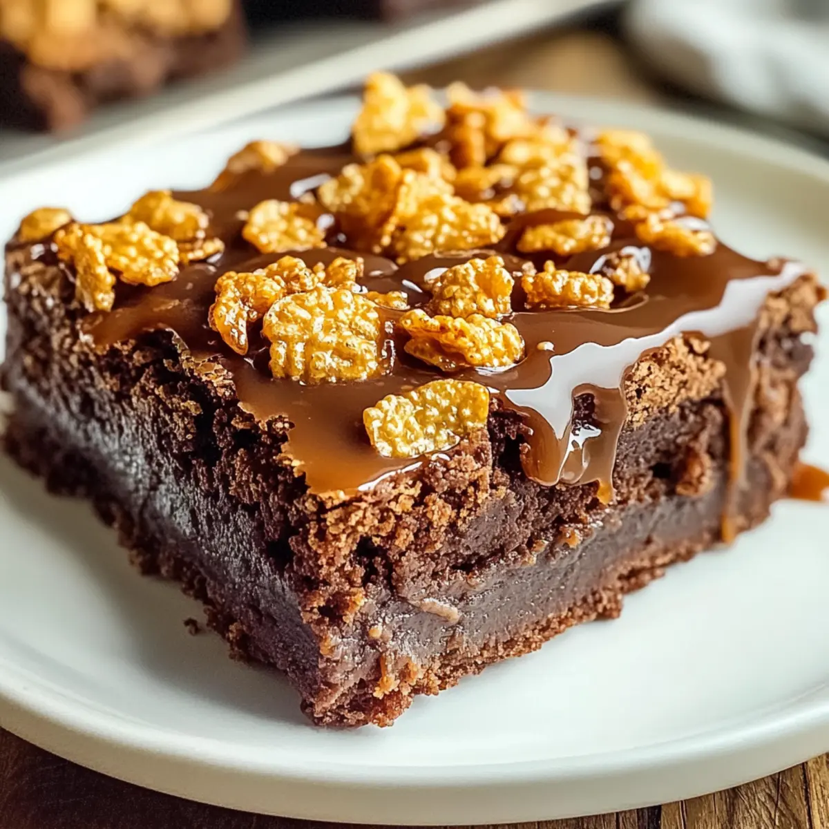 Schnelle Karamell-Maisflakes-Braunies für deinen Genuss