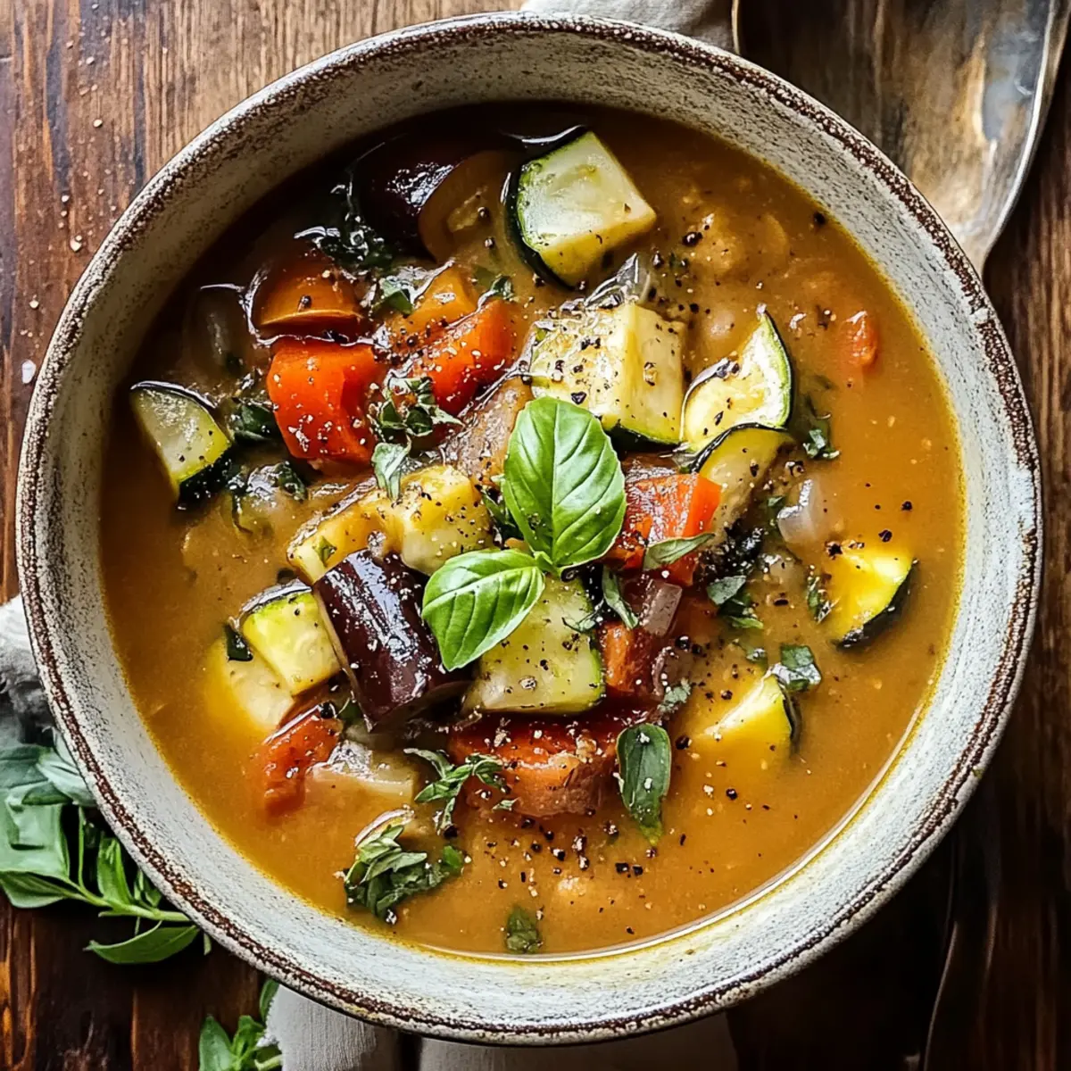 Ratatouille Suppe für herzliche Genüsse