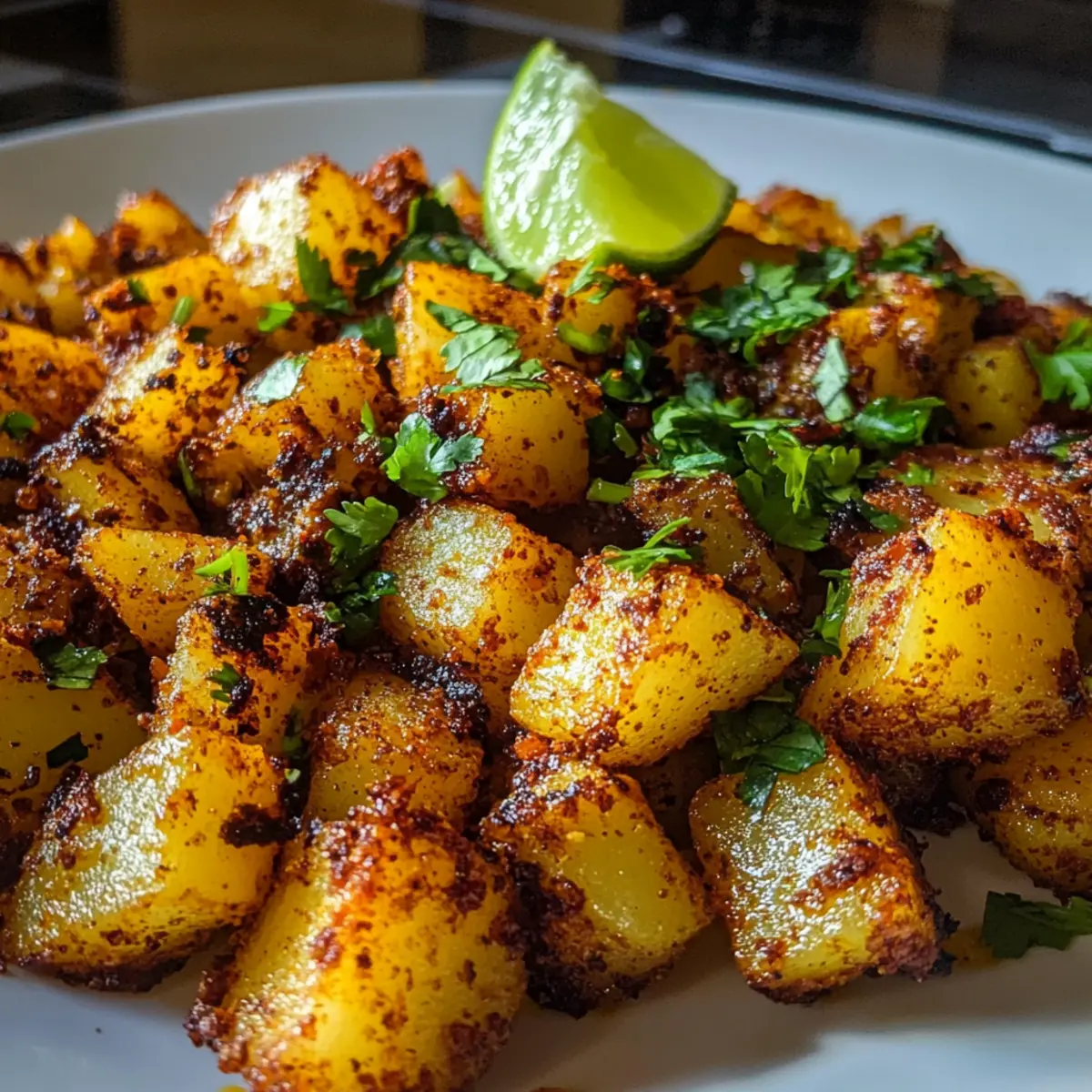 Würzige mexikanische Straßenkartoffeln für Zuhause