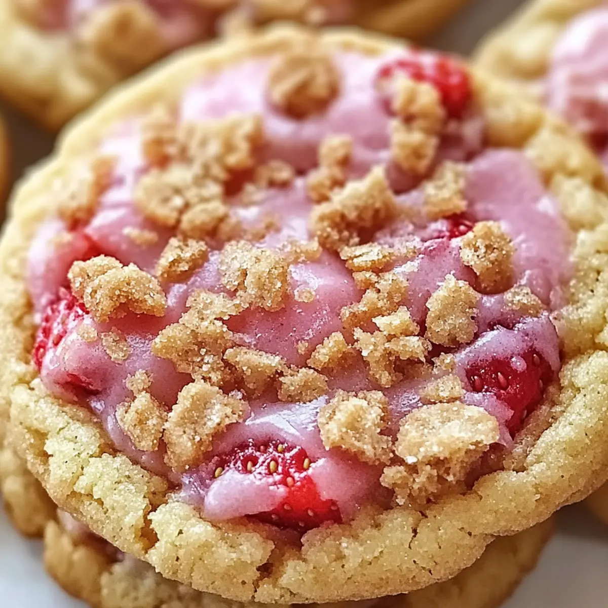 Erdbeer Crunch Kekse für den perfekten Sommergenuss