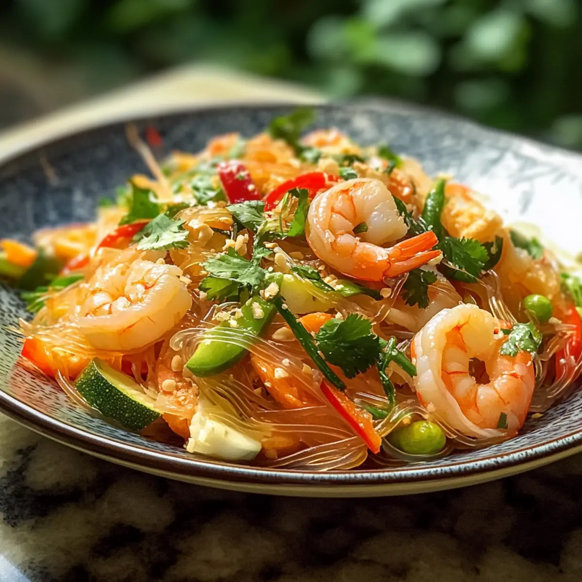 Thai Glasnudelsalat frisch und proteinreich genießen