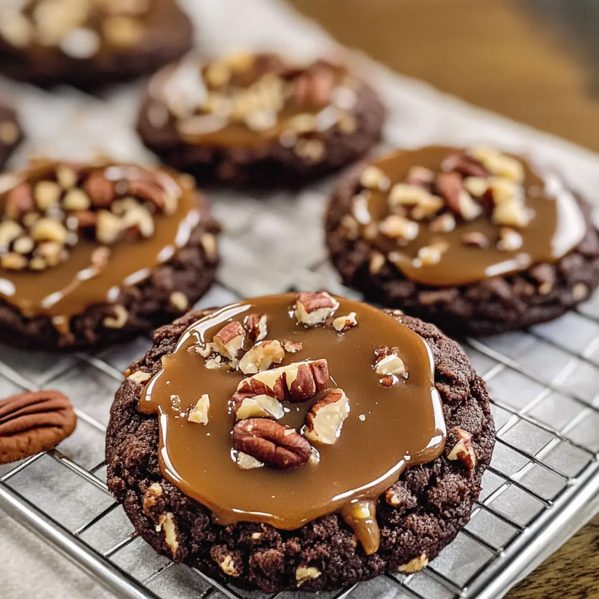 Schildkrötenkekse mit hausgemachtem Karamell