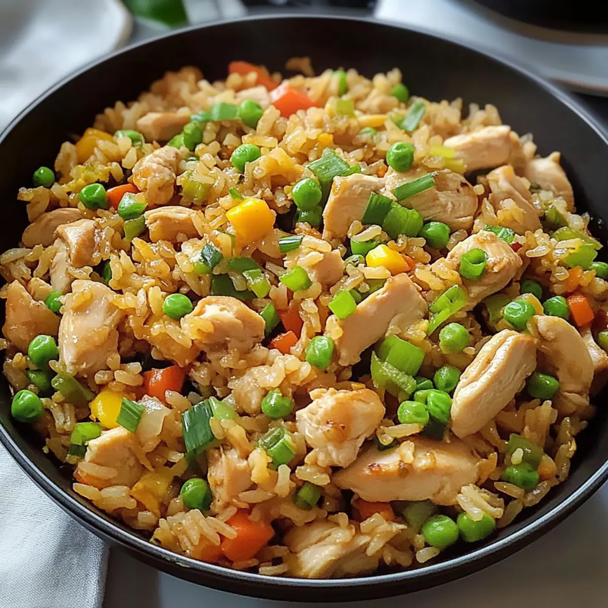 Asiatischer Hähnchenbratreis in 20 Minuten zubereiten