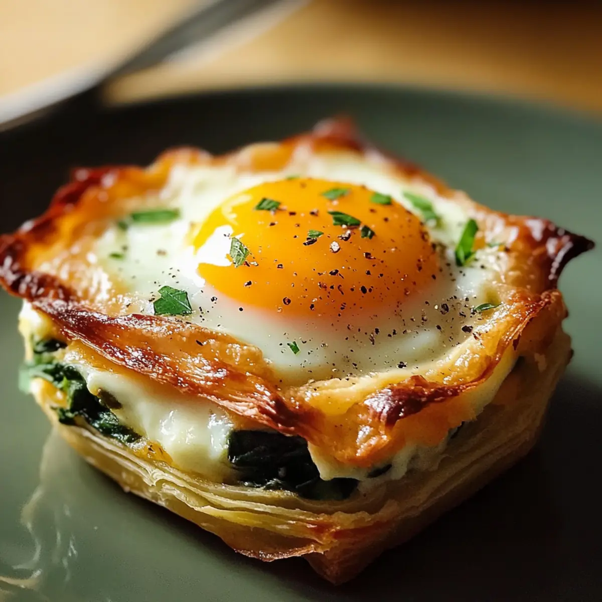 Gebratene Eier Napoleon: Einfaches Brunch-Highlight