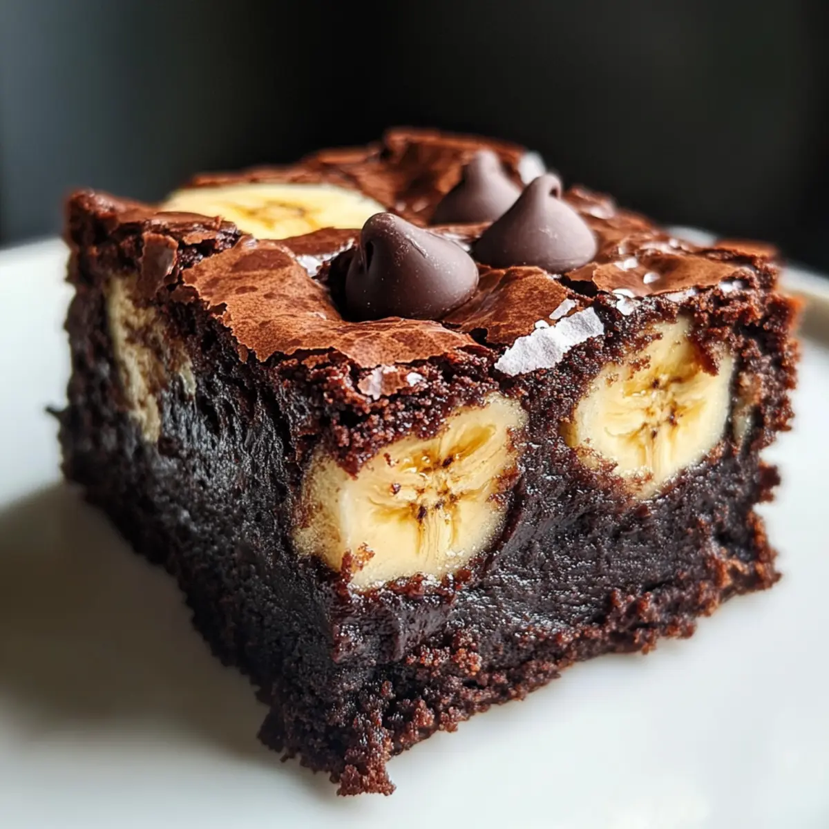 Bananenbrot-Brownies: Fudgy Glücksmomente