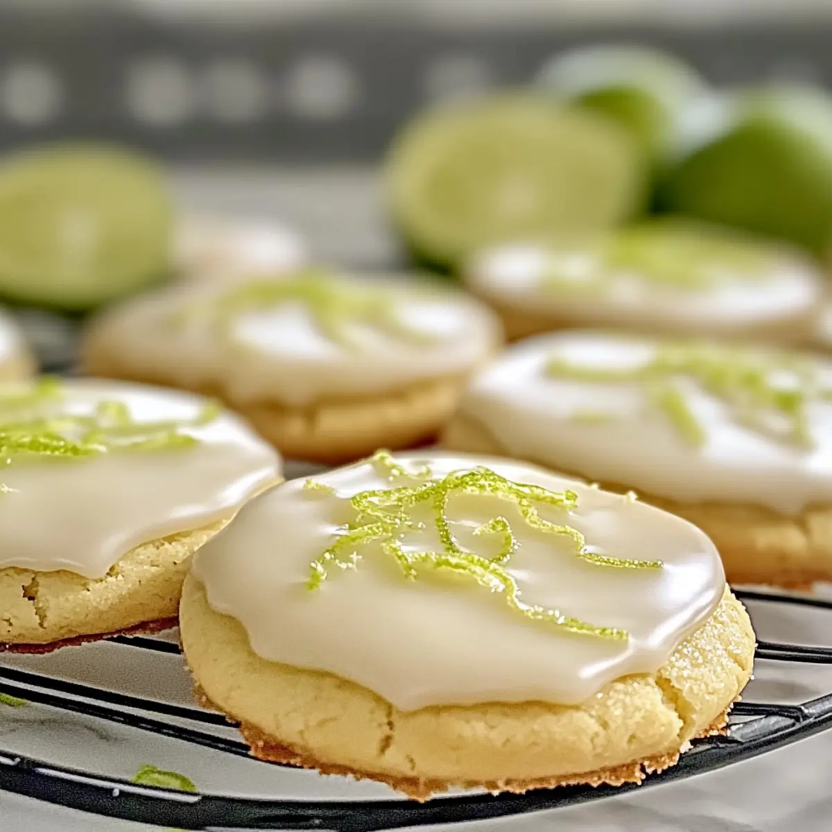 Butterige Limettenkurzgebäcke für strahlend frische Momente