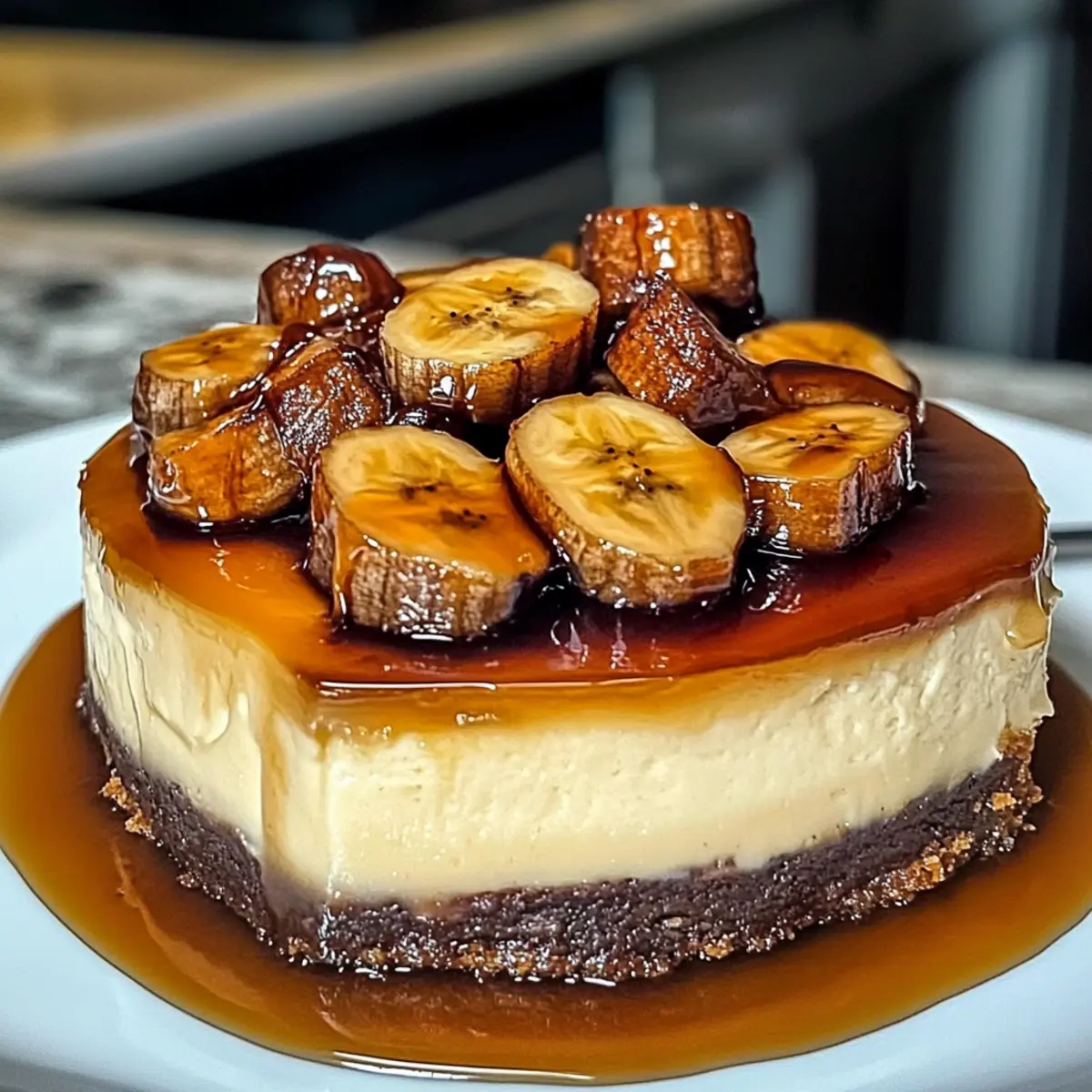 Karamellisierte Bananen-Käsekuchen ganz einfach machen