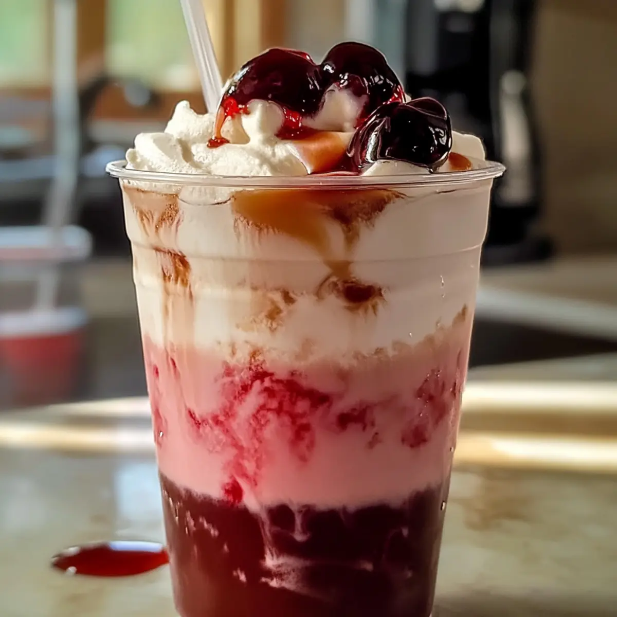 Kirsche Vanille Eiskaffee: Veganer Genuss für heiße Tage