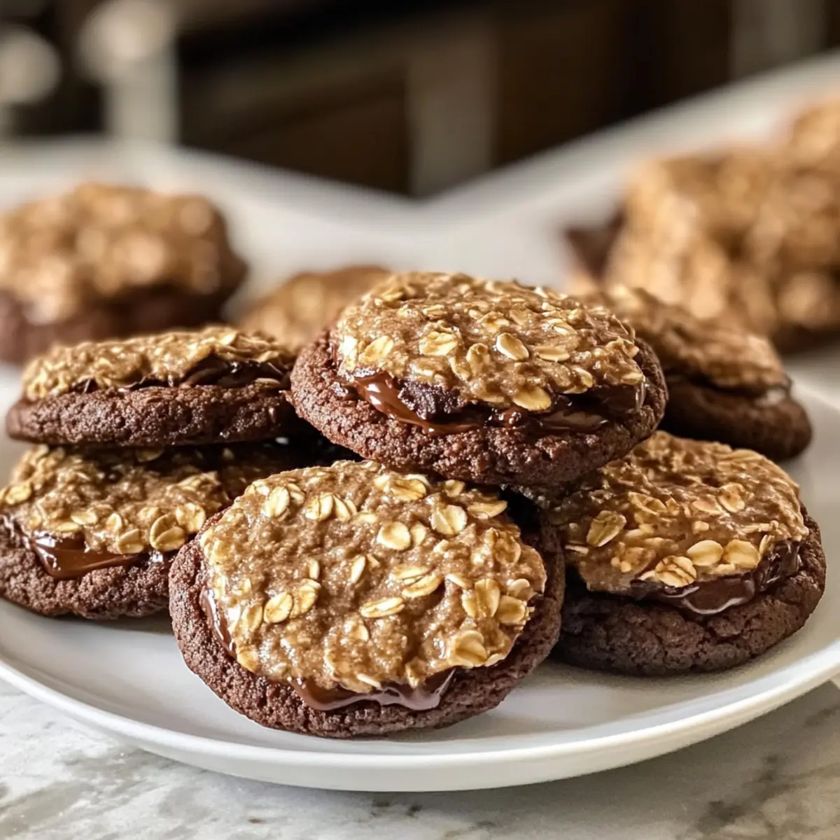 Schokoladenkaffee-Whoopie-Pies für Kaffee-Liebhaber