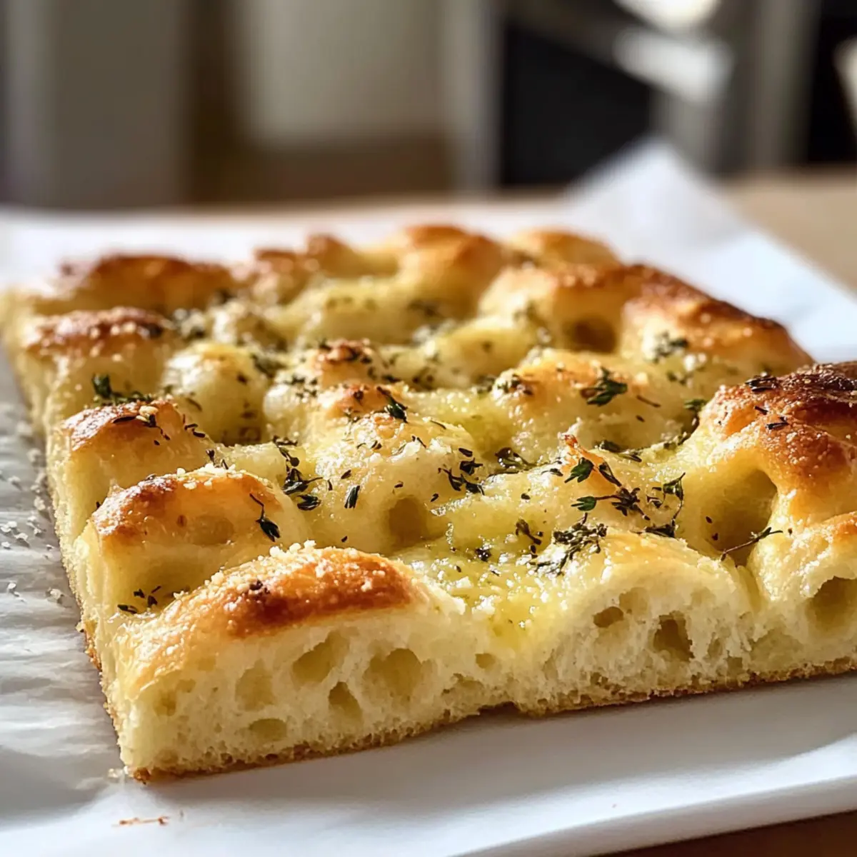 Einfache Knoblauchbutter-Focaccia für jeden Anlass