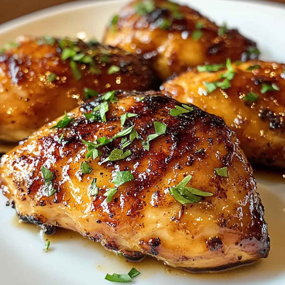 Knoblauch Brauner Zucker Hähnchen für die ganze Familie