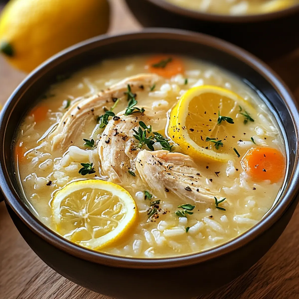 Griechische Zitronenhühnersuppe für Wohlfühlmomente