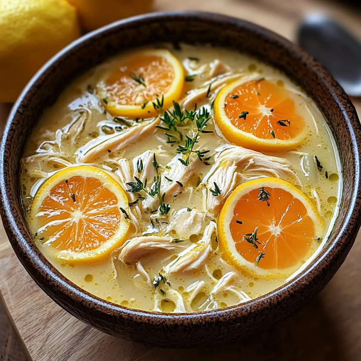 Griechische Zitronenhühnersuppe für gemütliche Abende