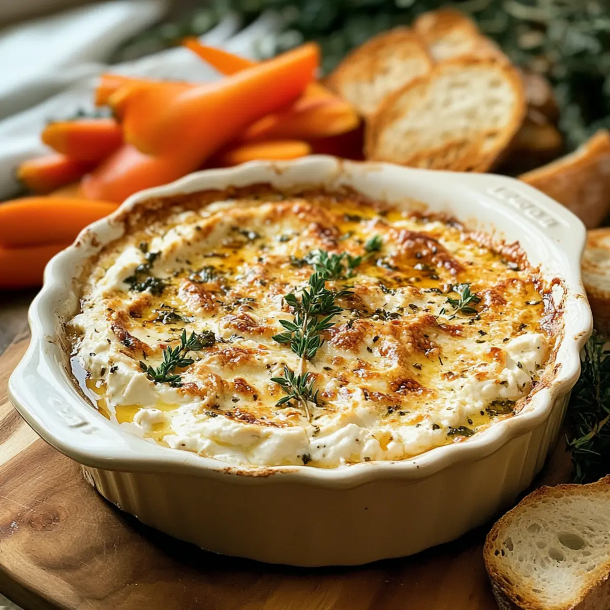 Heiße Honig Boursin Dip für den perfekten Snack