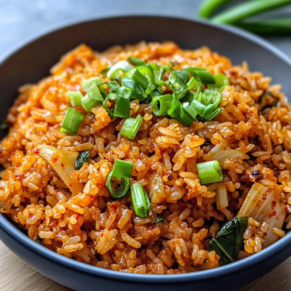 Kimchi gebratener Reis schnell und einfach zubereiten