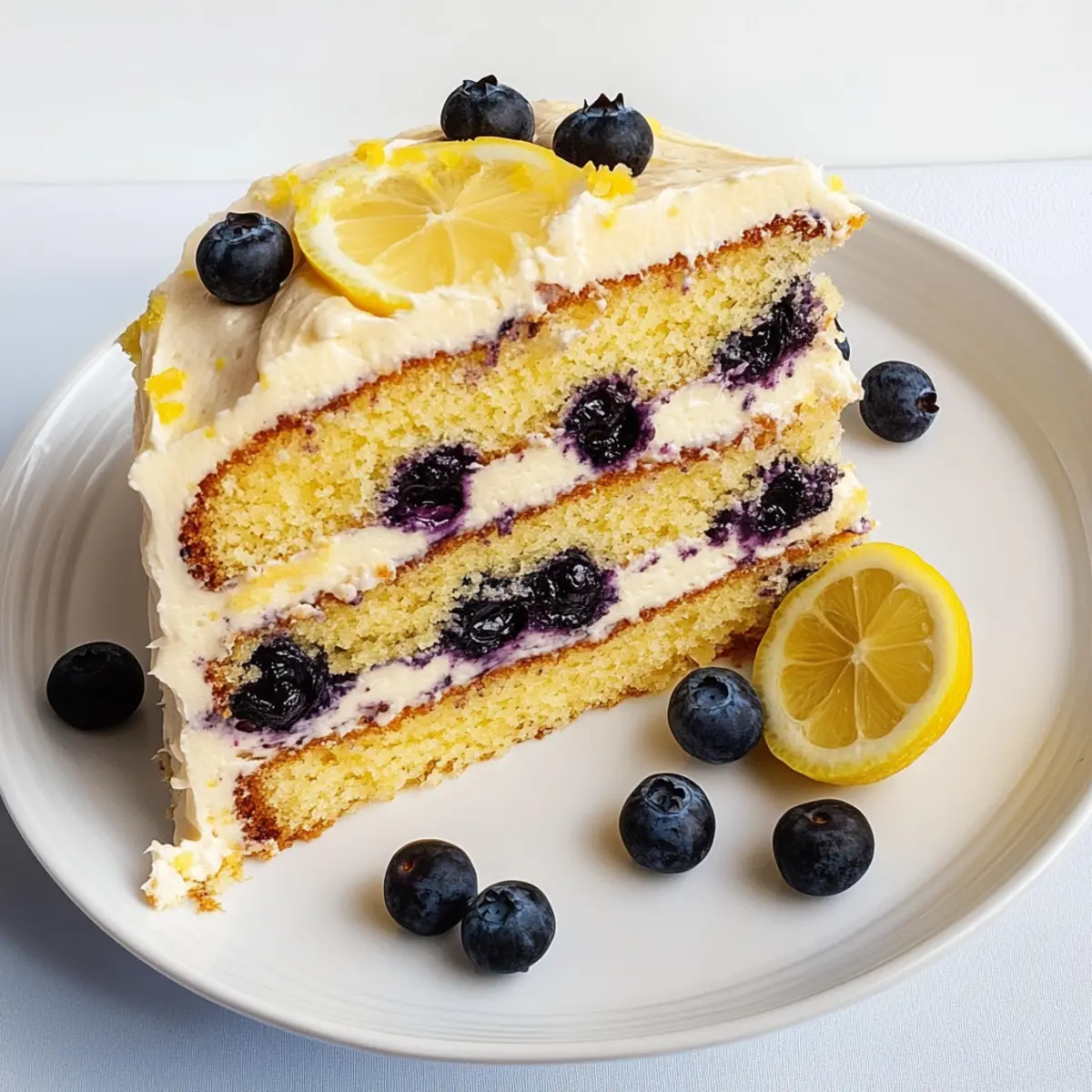 Zitronen-Blaubeerkuchen für den perfekten Sommertag