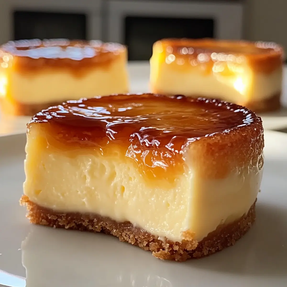 Mini Crème Brûlée Käsekuchen für deinen Genuss