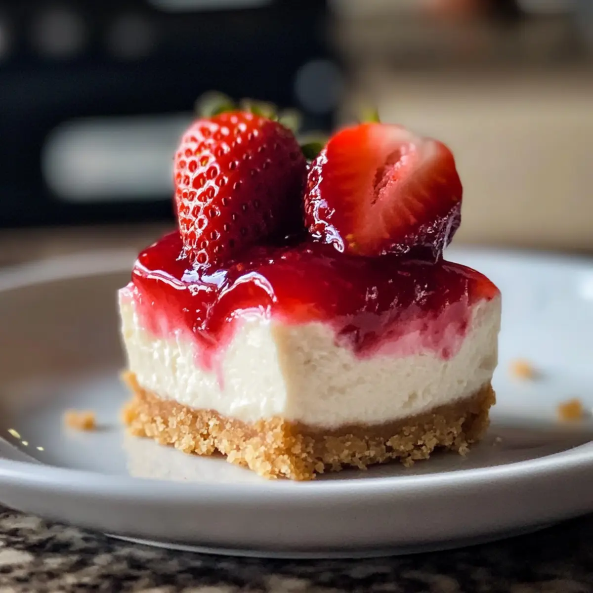 Mini Valentinstag Käsekuchen Bissen für Zwei