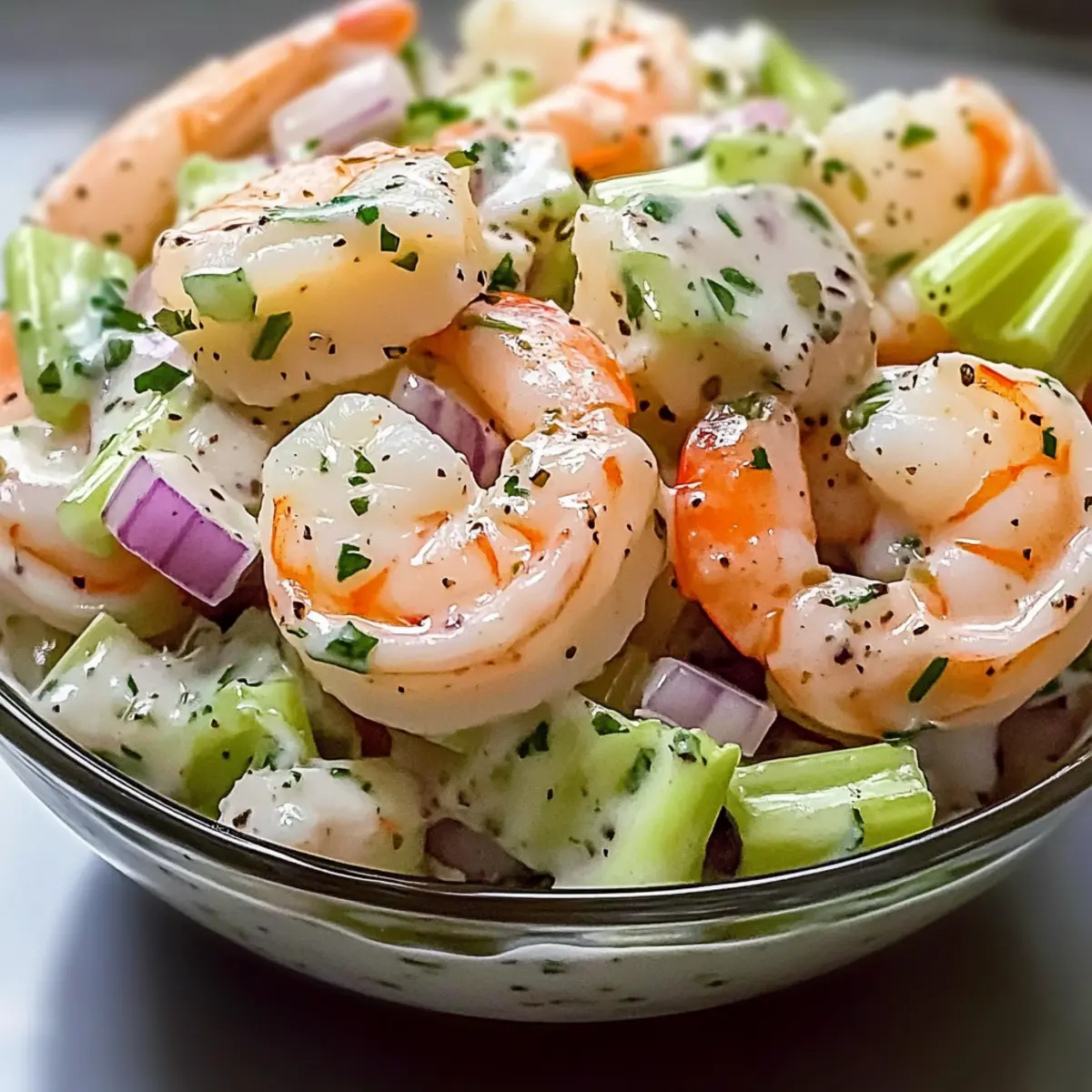 New Yorker Delikatessenshrimpsalat für Feinschmecker