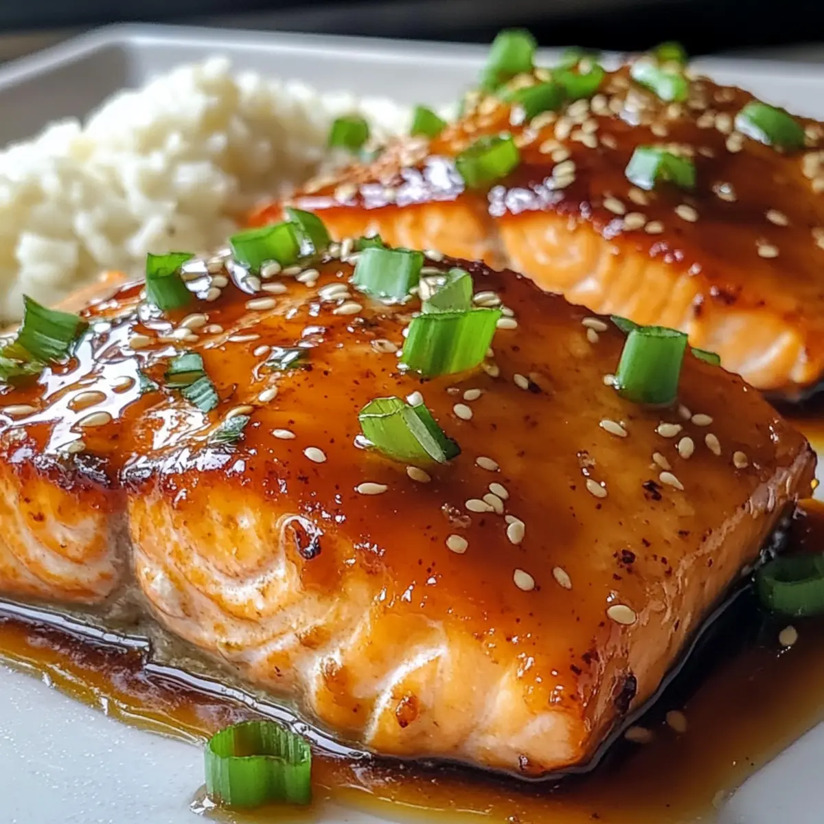 Orangen-Teriyaki-Lachs für schnelles Abendessen
