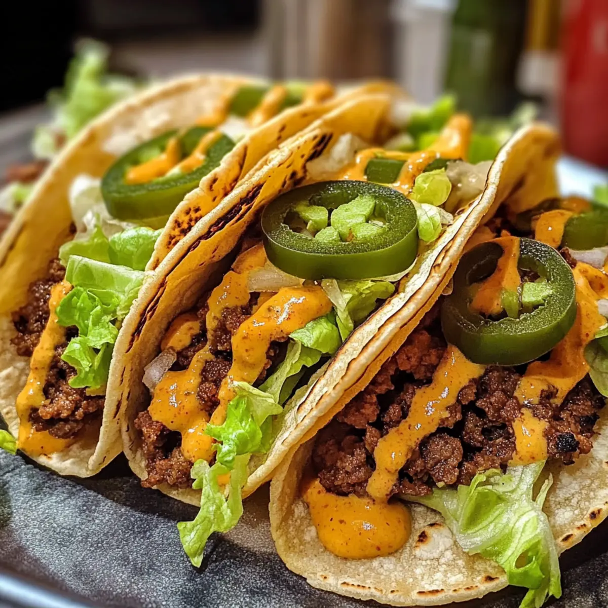 Smash Burger Tacos für schnelle Genussmomente