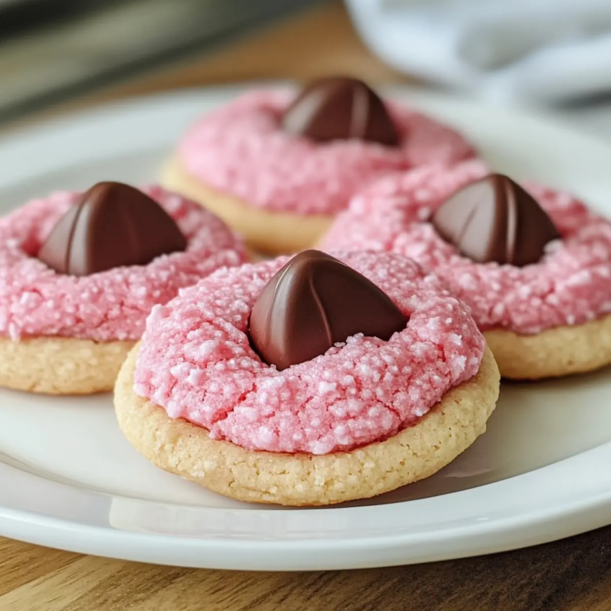 Erdbeer-Kuss-Kekse für süße Momente zuhause