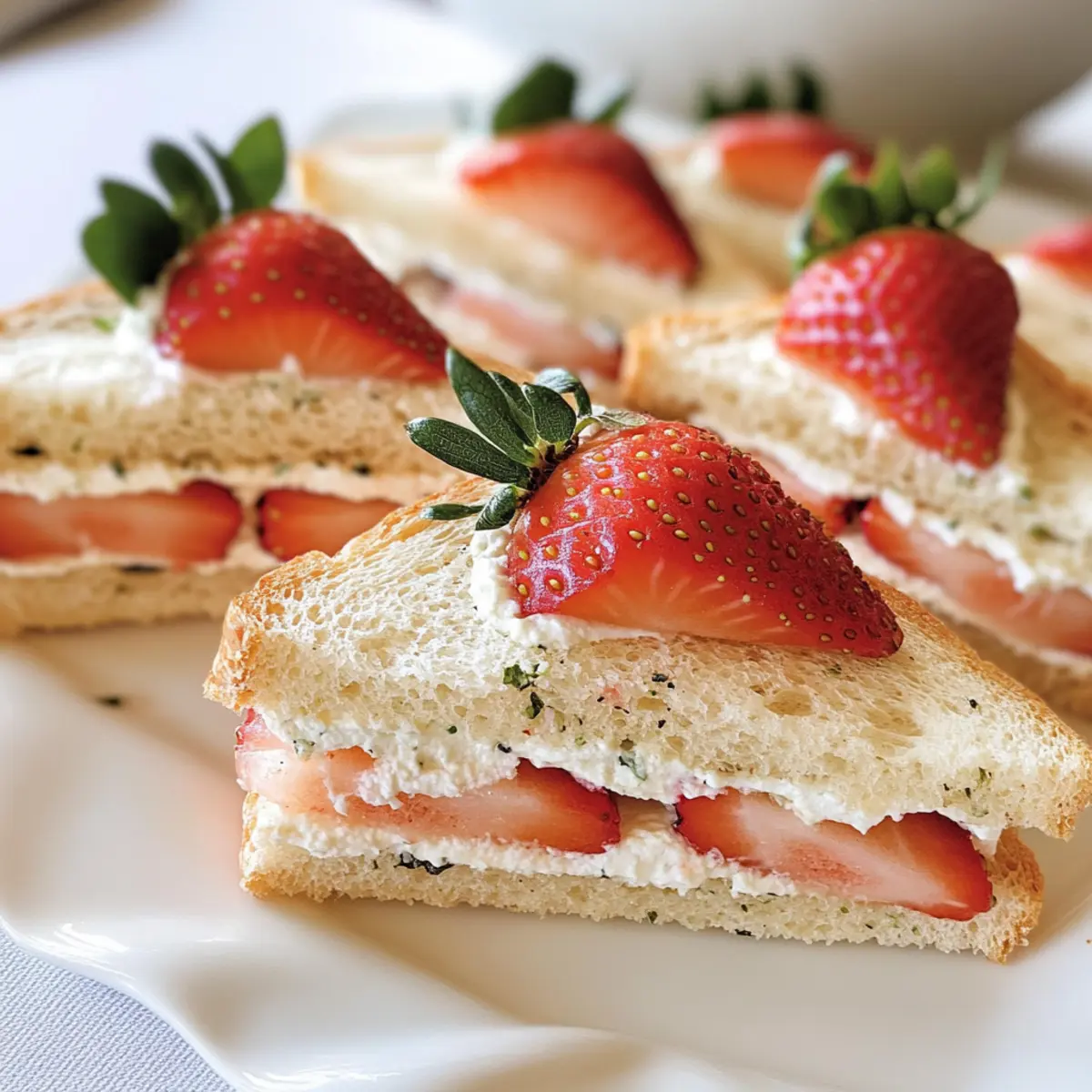 Erdbeer-Teesandwiches für den perfekten Nachmittag