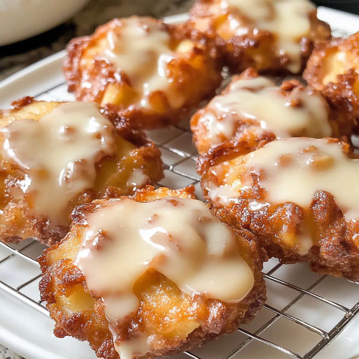 Mandelflocken Apfelkrapfen aus der Heißluftfritteuse