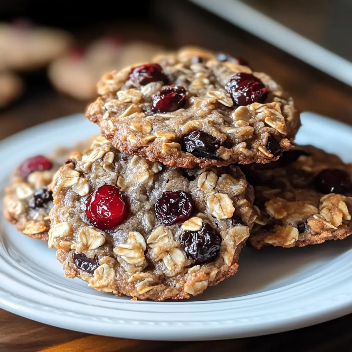 Schokoladen-Cranberry-Haferkekse für jeden Tag
