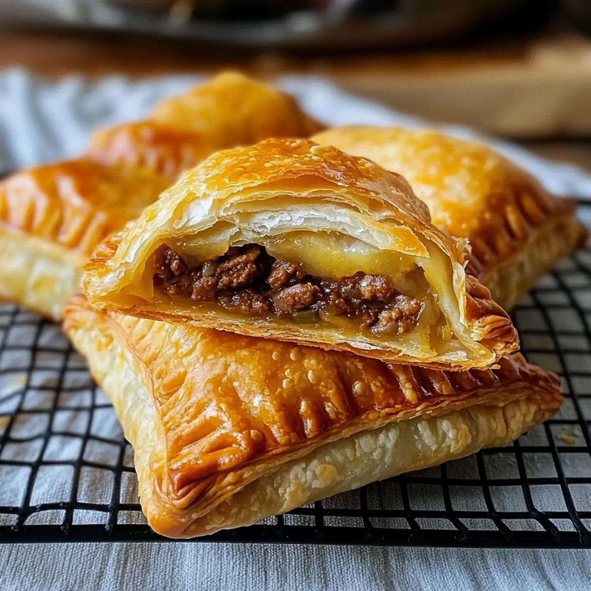 Curry Puff mit Rindfleisch für echten Genuss