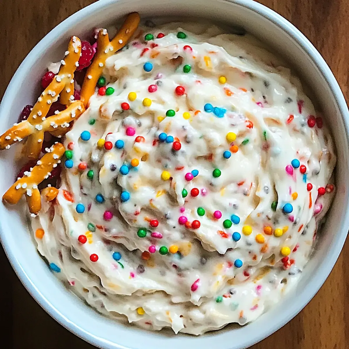 Hohe Protein Dunkaroo Dip für gesunde Snacks