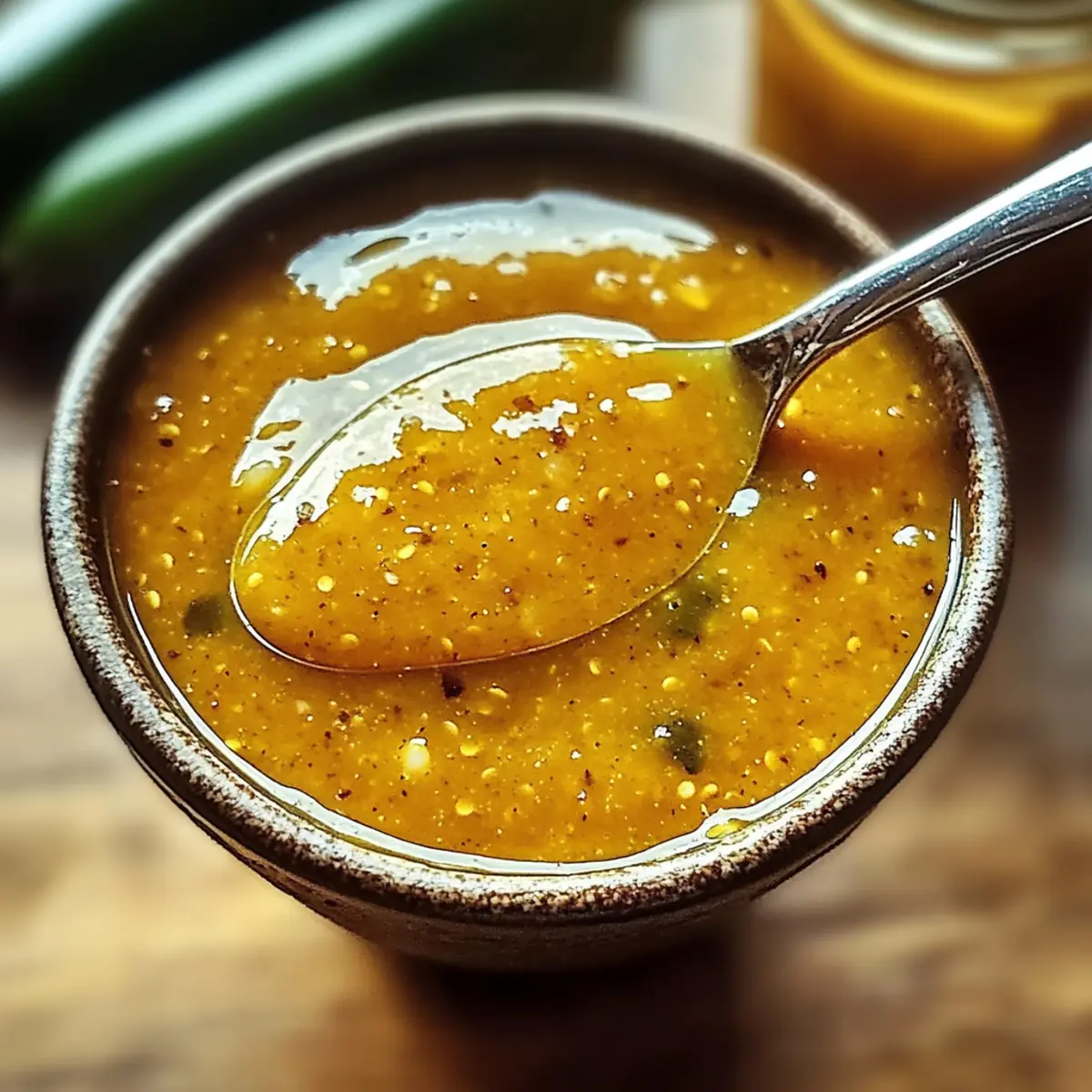 Jalapeño Honig Senfsauce schnell und einfach machen